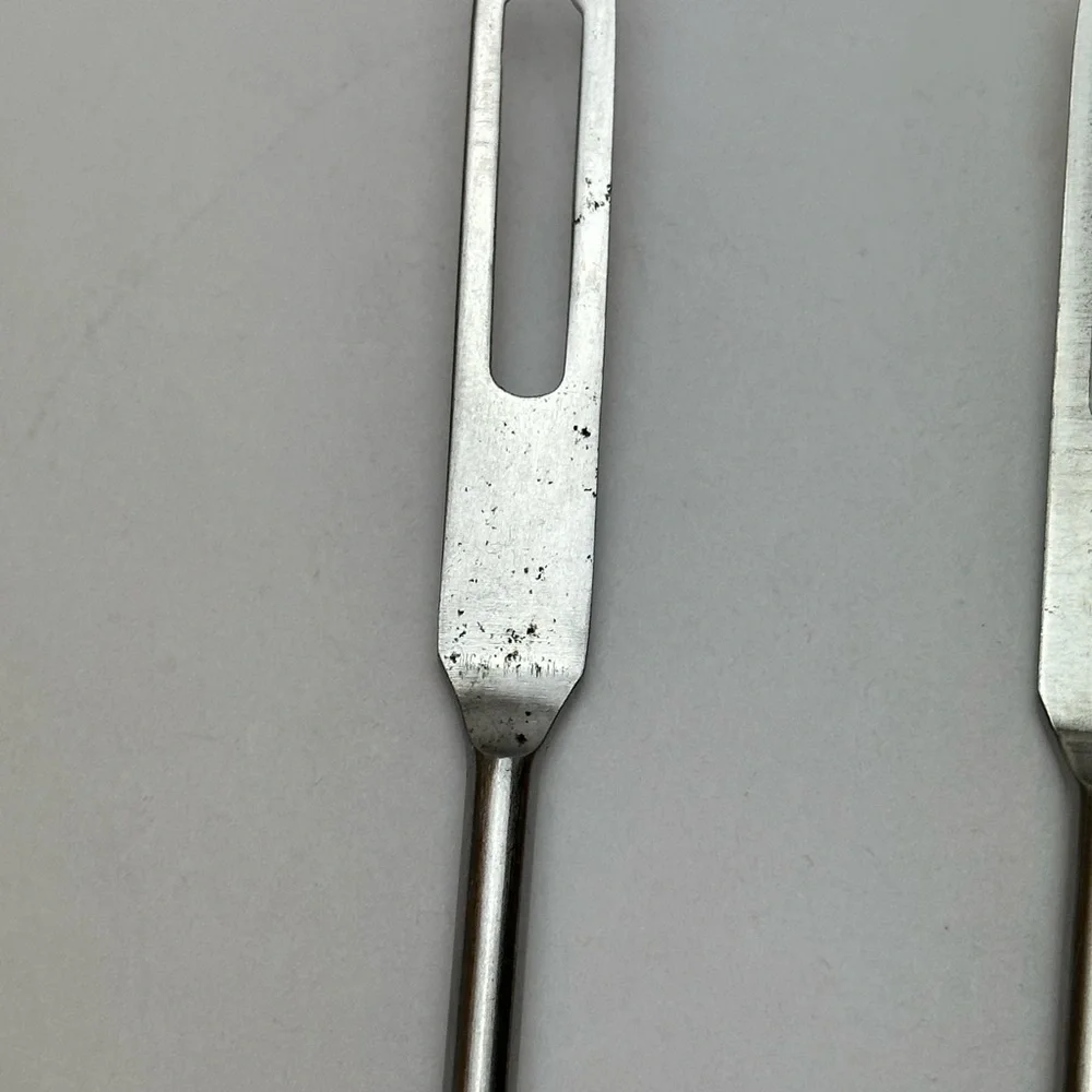 Vintage Stainless Steel Made‎ in Japan Fondue Forks Skewers Colorful Handle MCM